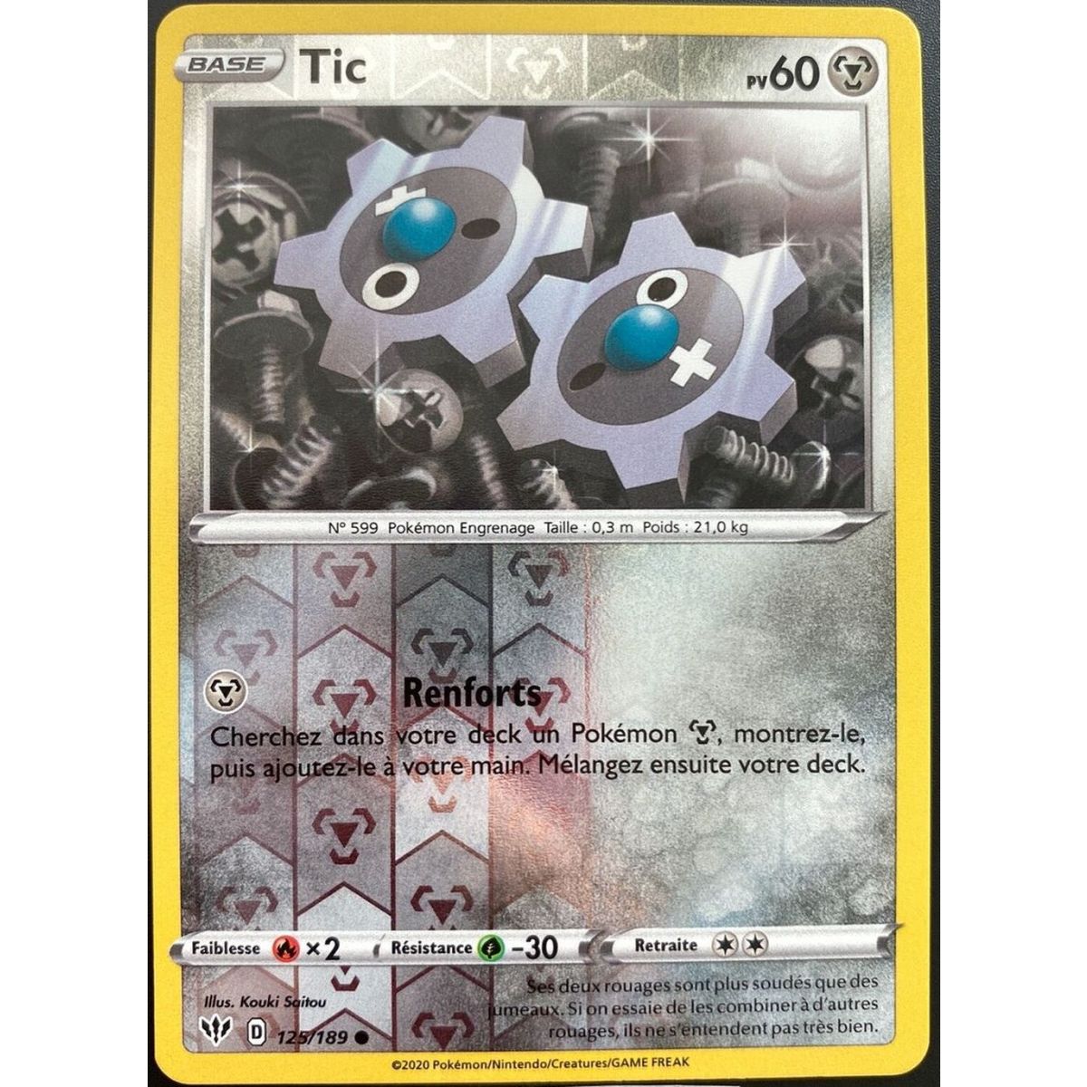 Tic - Reverse 125/189 - EB03 Darkness Ablaze