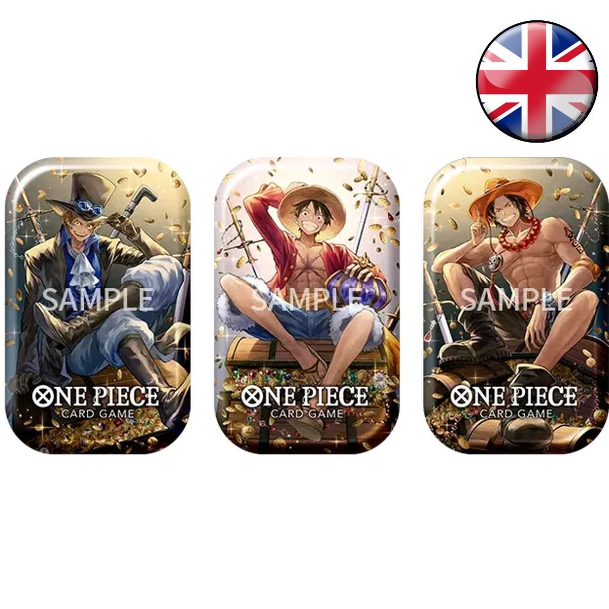 Tin Pack Set 02 - Luffy/Ace/Sabo - One Piece CG - EN *Random Model*