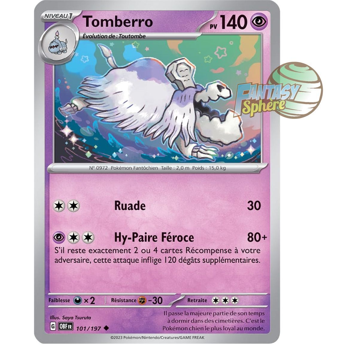 Tomberro - Reverse 101/197 - Scarlet and Violet Obsidian Flames