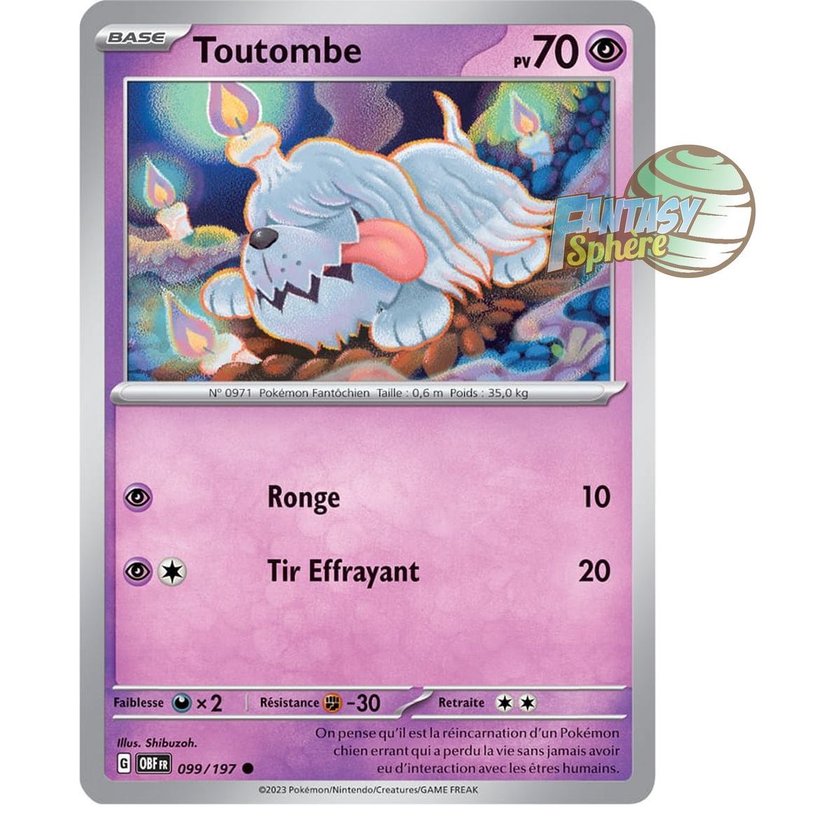 Item Toutombe - Commune 99/197 - Ecarlate et Violet Flammes Obsidiennes