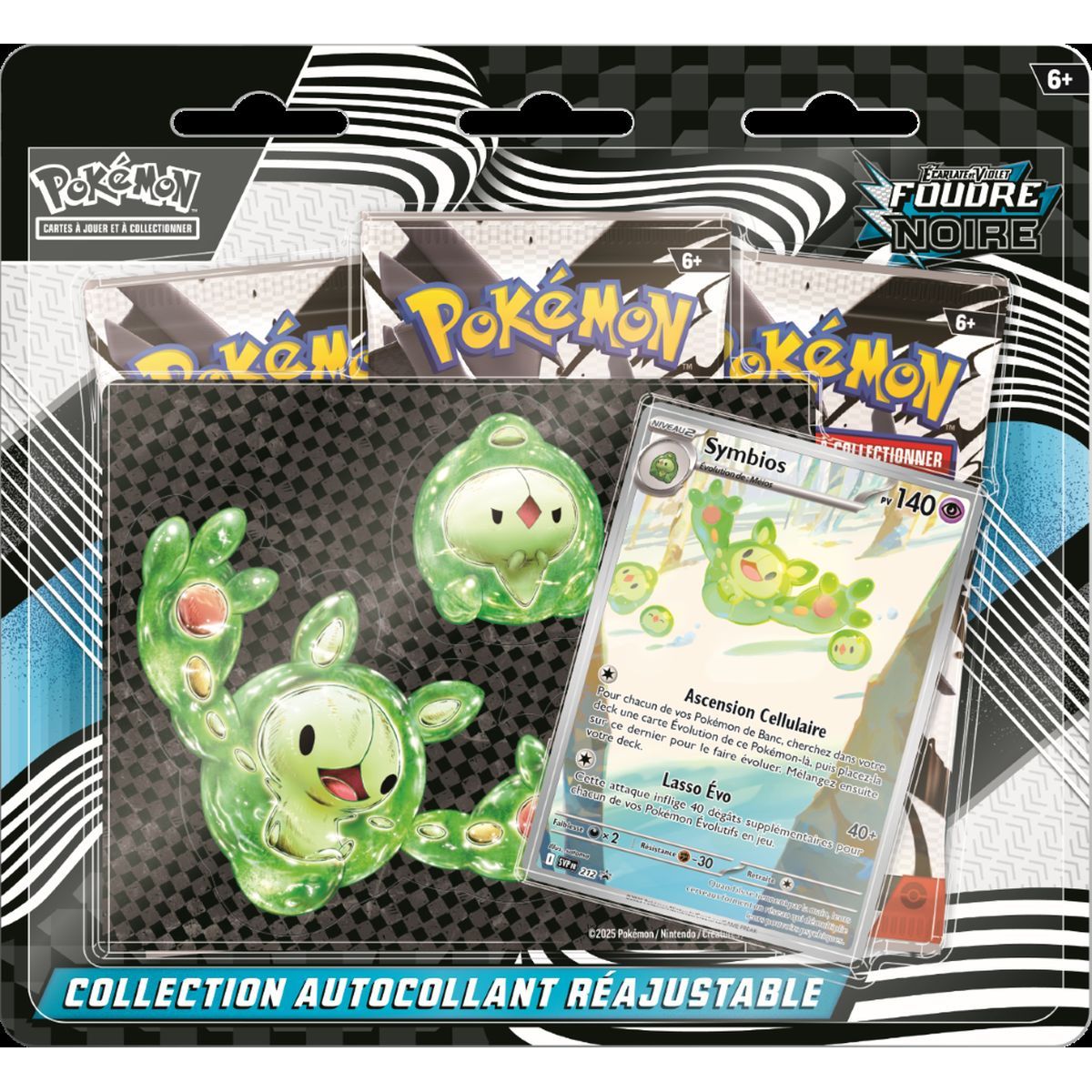 Tri-Pack - 3 Boosters - Sticker Collection: Symbios - Scarlet and Purple: Black Lightning - [SV10.5 - EV10.5] - Pokémon - FR