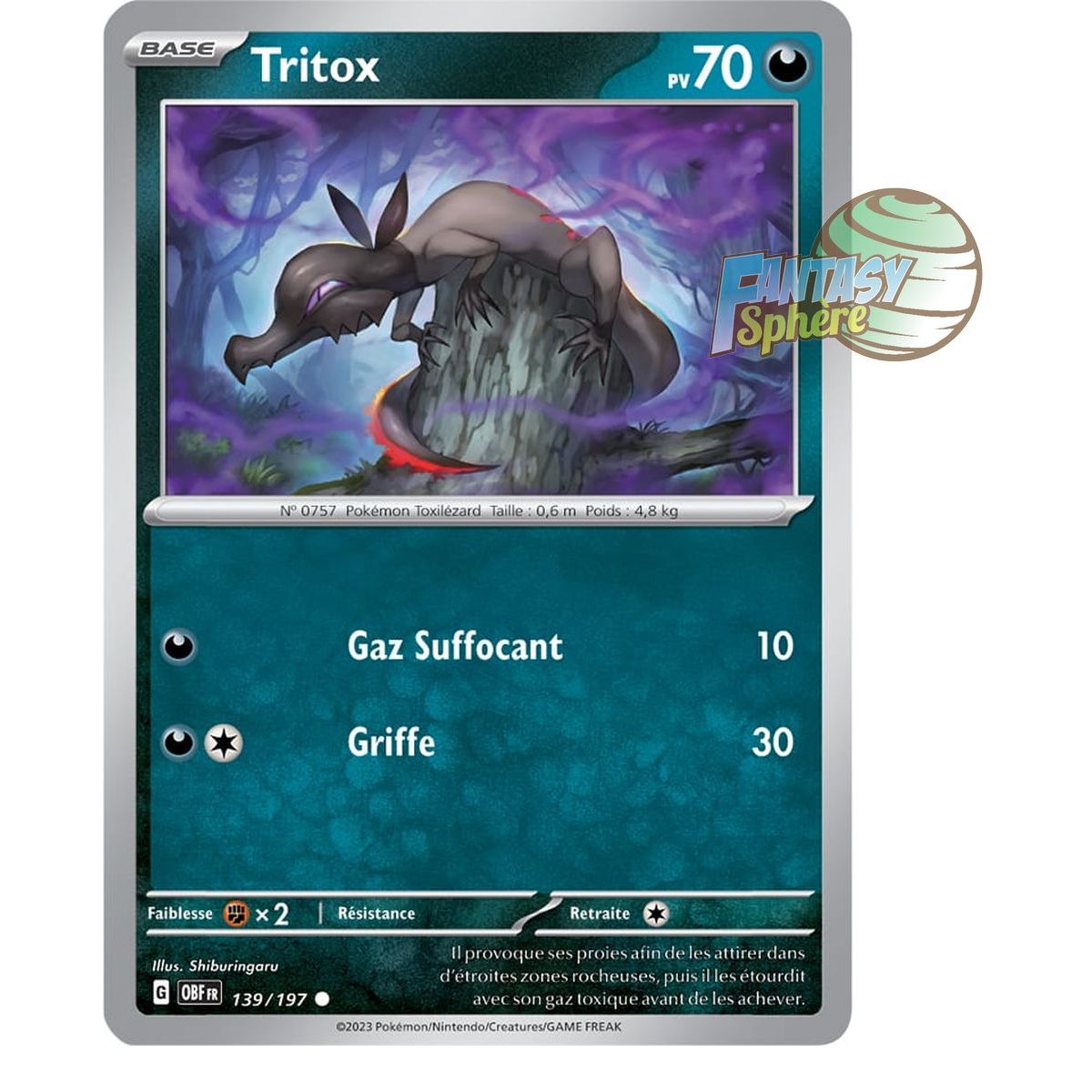 Item Tritox - Commune 139/197 - Scarlet and Violet Obsidian Flames