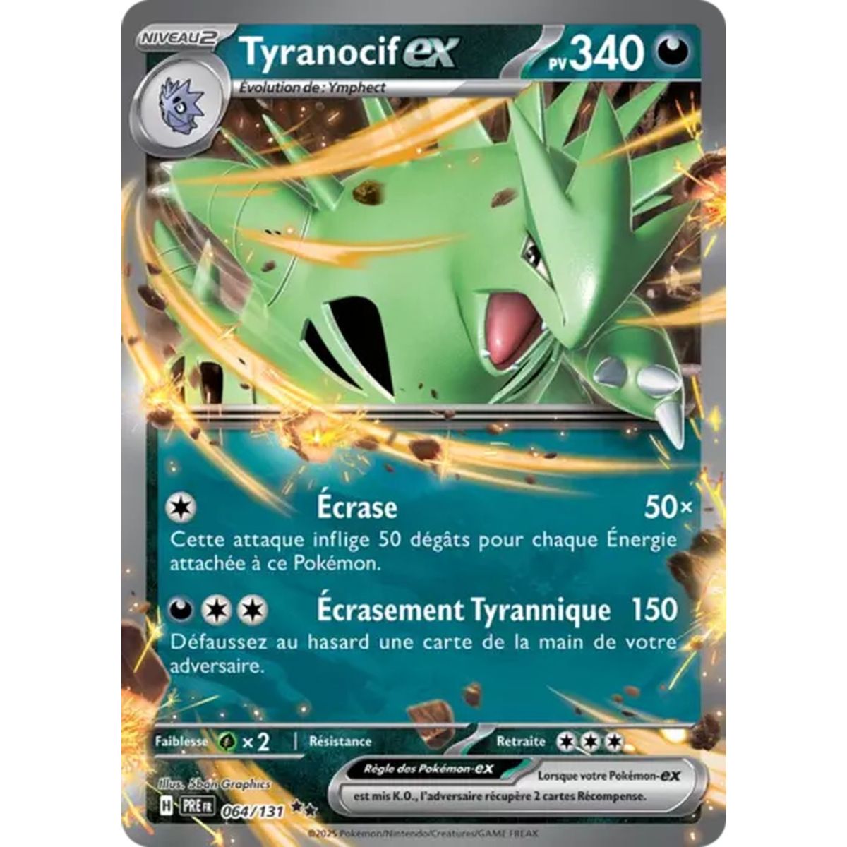 Item Tyranitar EX - Ultra Rare 064/131 - Scarlet and Purple Prismatic Evolutions