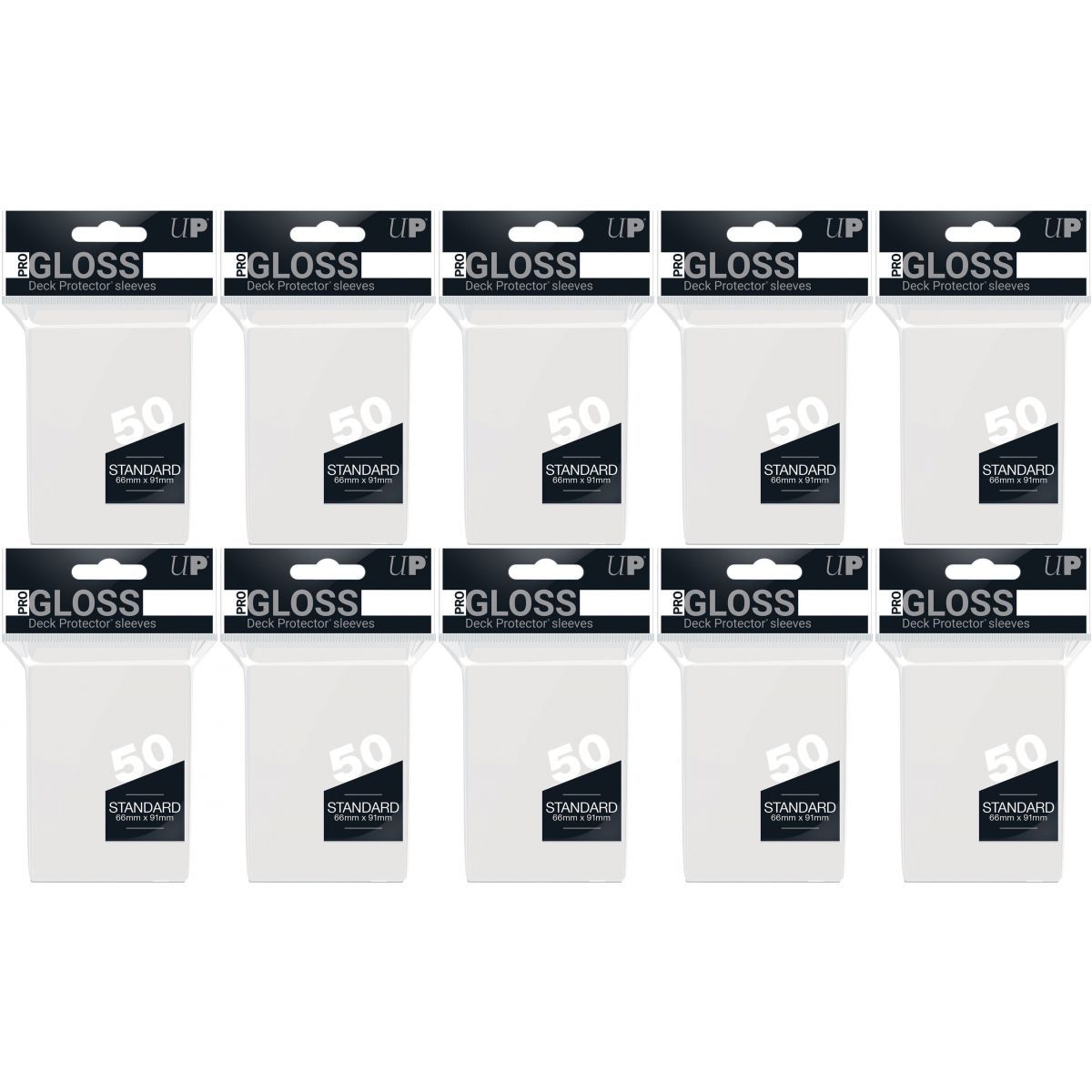 Item Ultra Pro - Pack - Card Sleeves - Standard - Clear / Transparent (500)