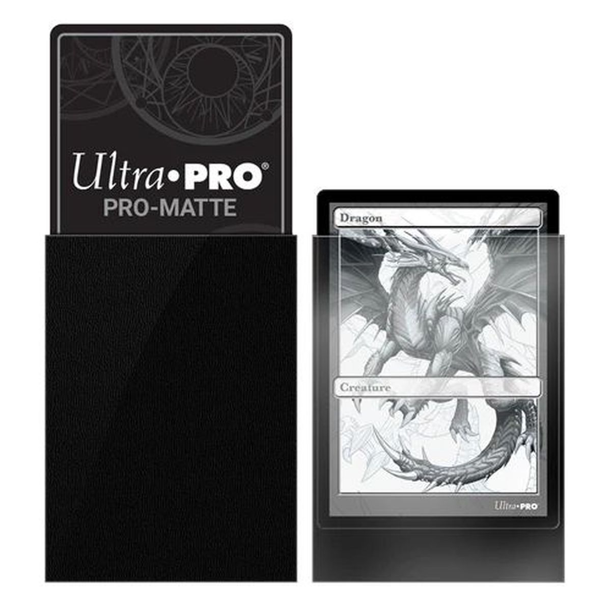 Ultra Pro - Card Sleeves - Standard - Black / Black (100)