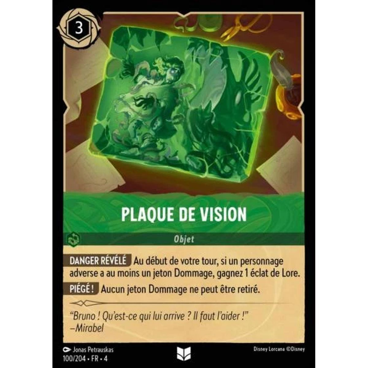 Vision plate - 100/204 - URR - The Return of Ursula - Uncommon - French