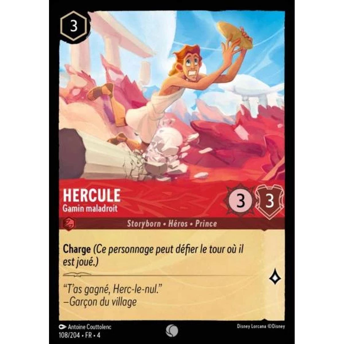 Hercules, Clumsy Kid - 108/204 - URR - The Return of Ursula - Commune - French