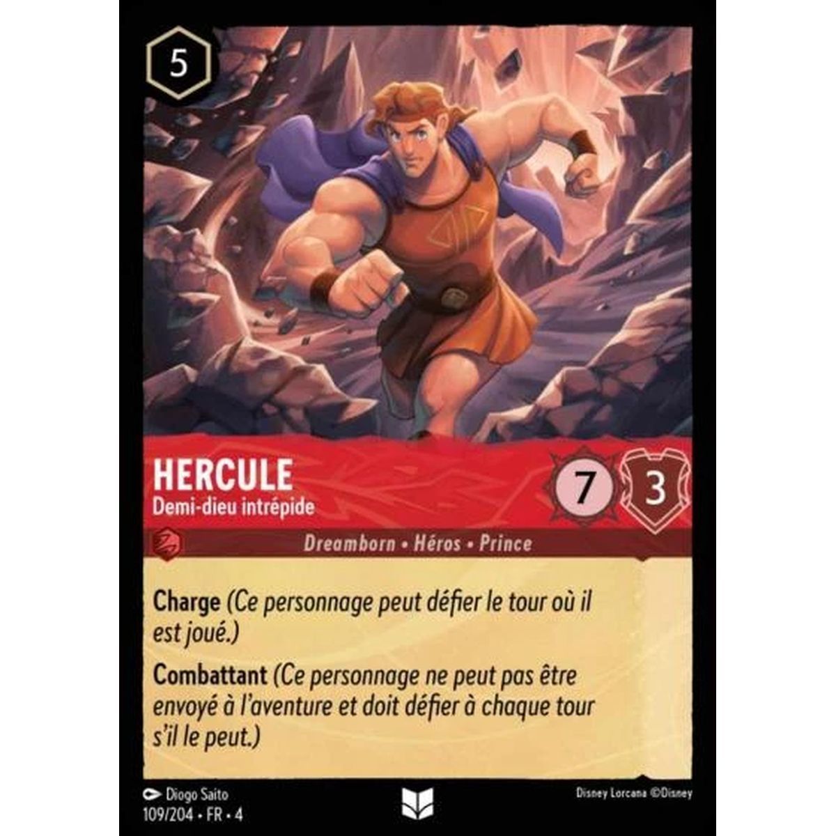 Hercules, Intrepid Demigod - 109/204 - URR - The Return of Ursula - Uncommon - French