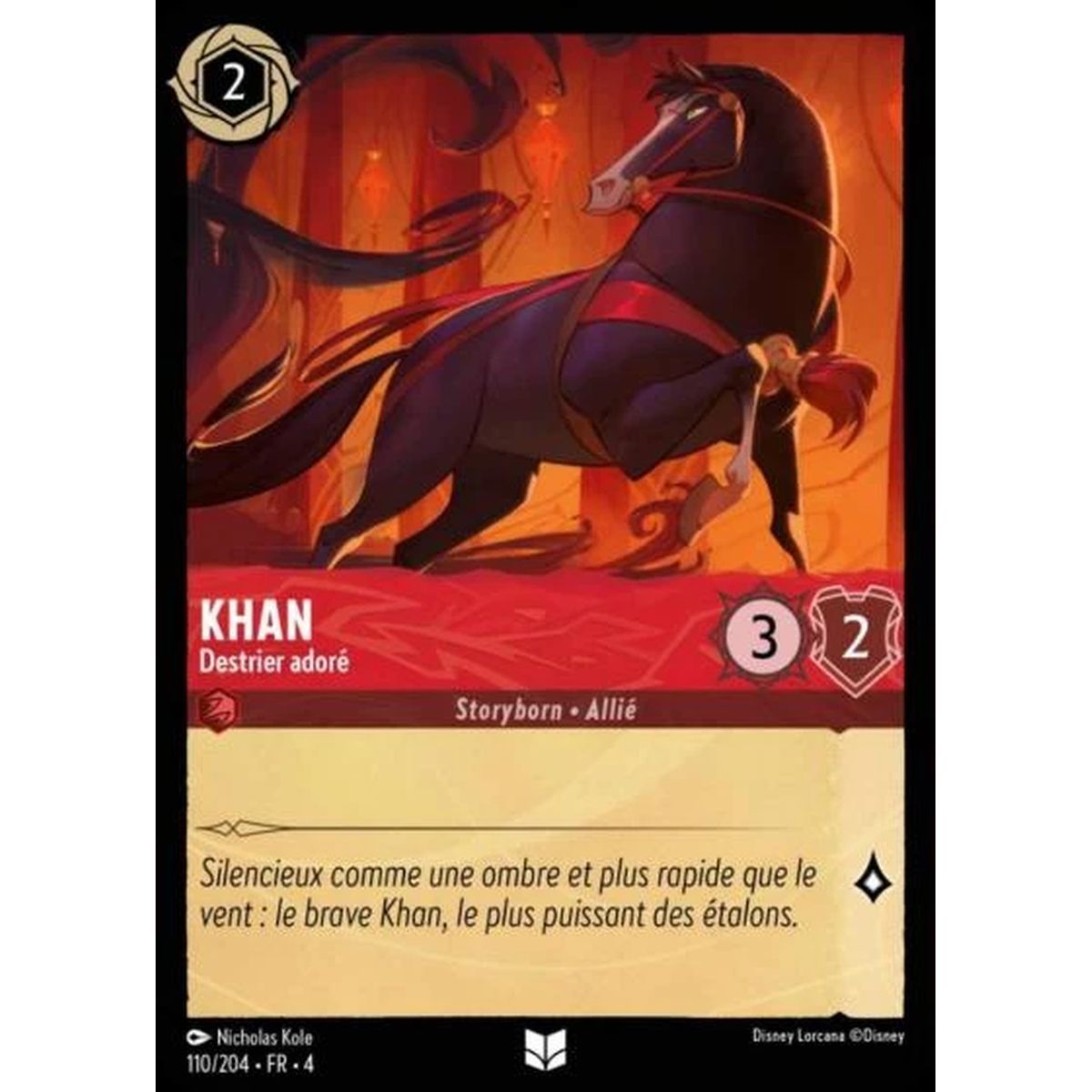 Khan, Beloved Steed - 110/204 - URR - The Return of Ursula - Uncommon - French