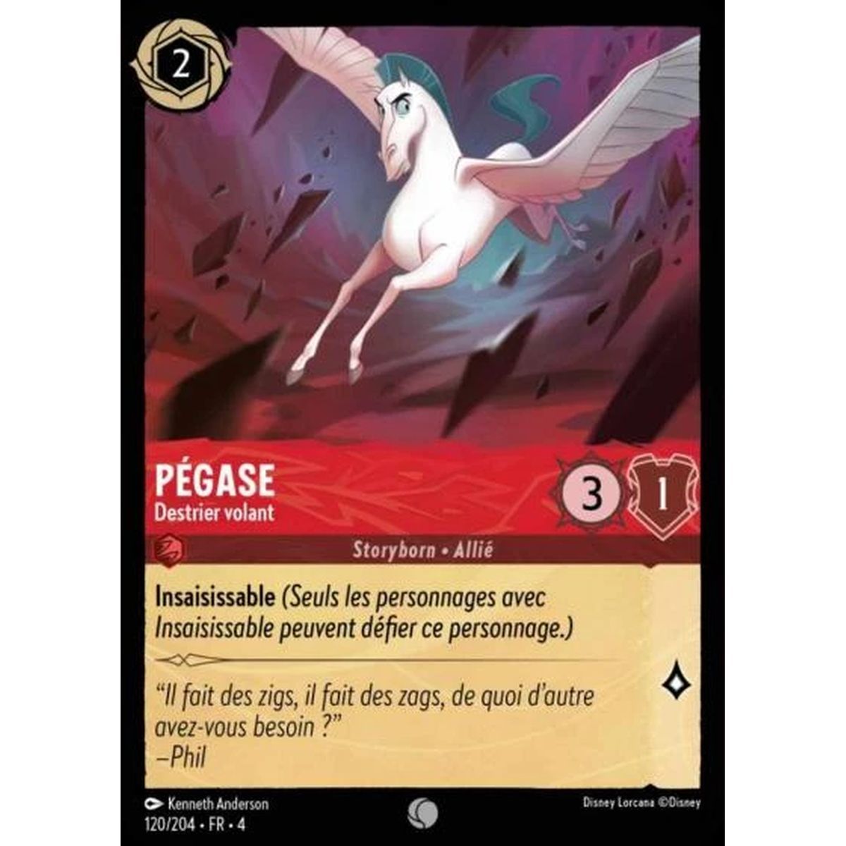 Item Pegasus, Flying Steed - 120/204 - URR - The Return of Ursula - Commune - French