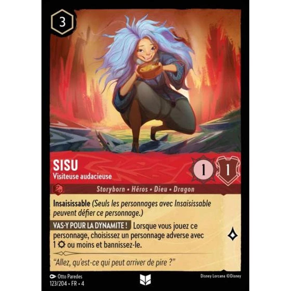 Sisu, Audacious Visitor - 123/204 - URR - The Return of Ursula - Uncommon - French