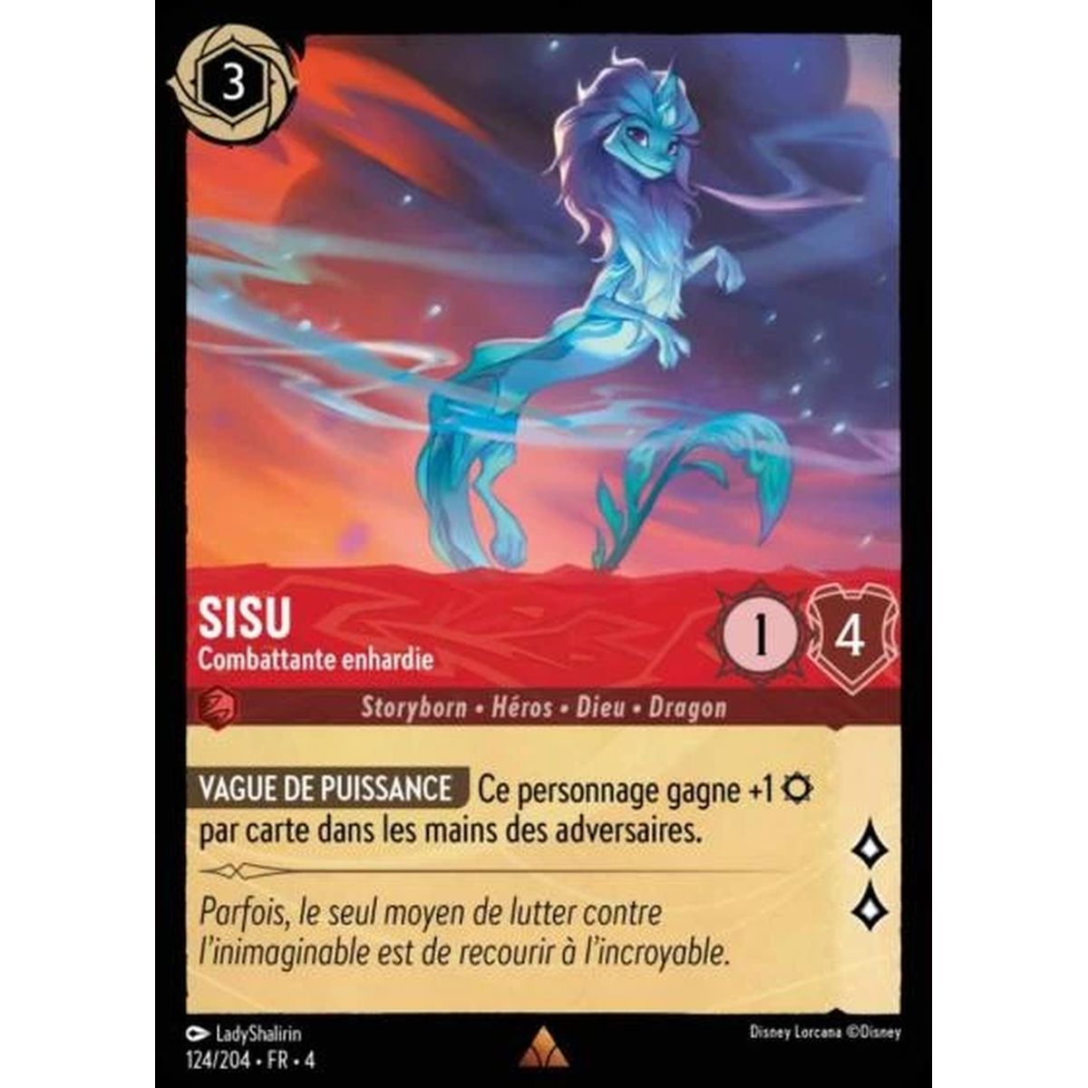 Sisu, Emboldened Fighter - 124/204 - URR - The Return of Ursula - Rare - French