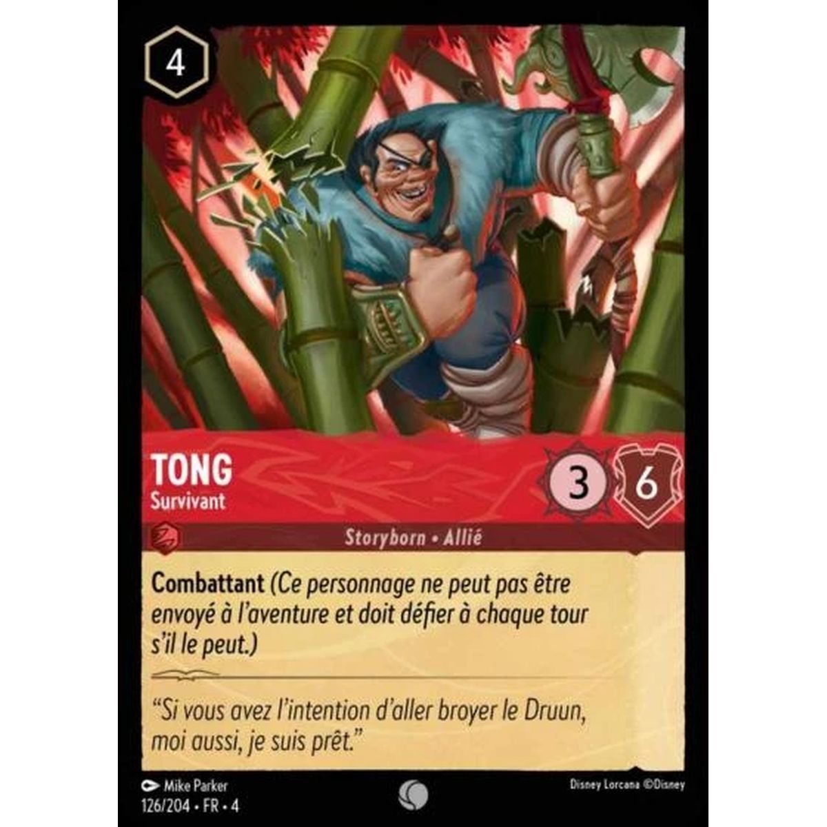 Tong, Survivor - 126/204 - URR - The Return of Ursula - Commune - French