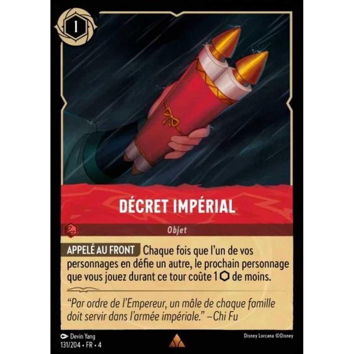 Imperial Decree - 131/204 - URR - The Return of Ursula - Rare - French