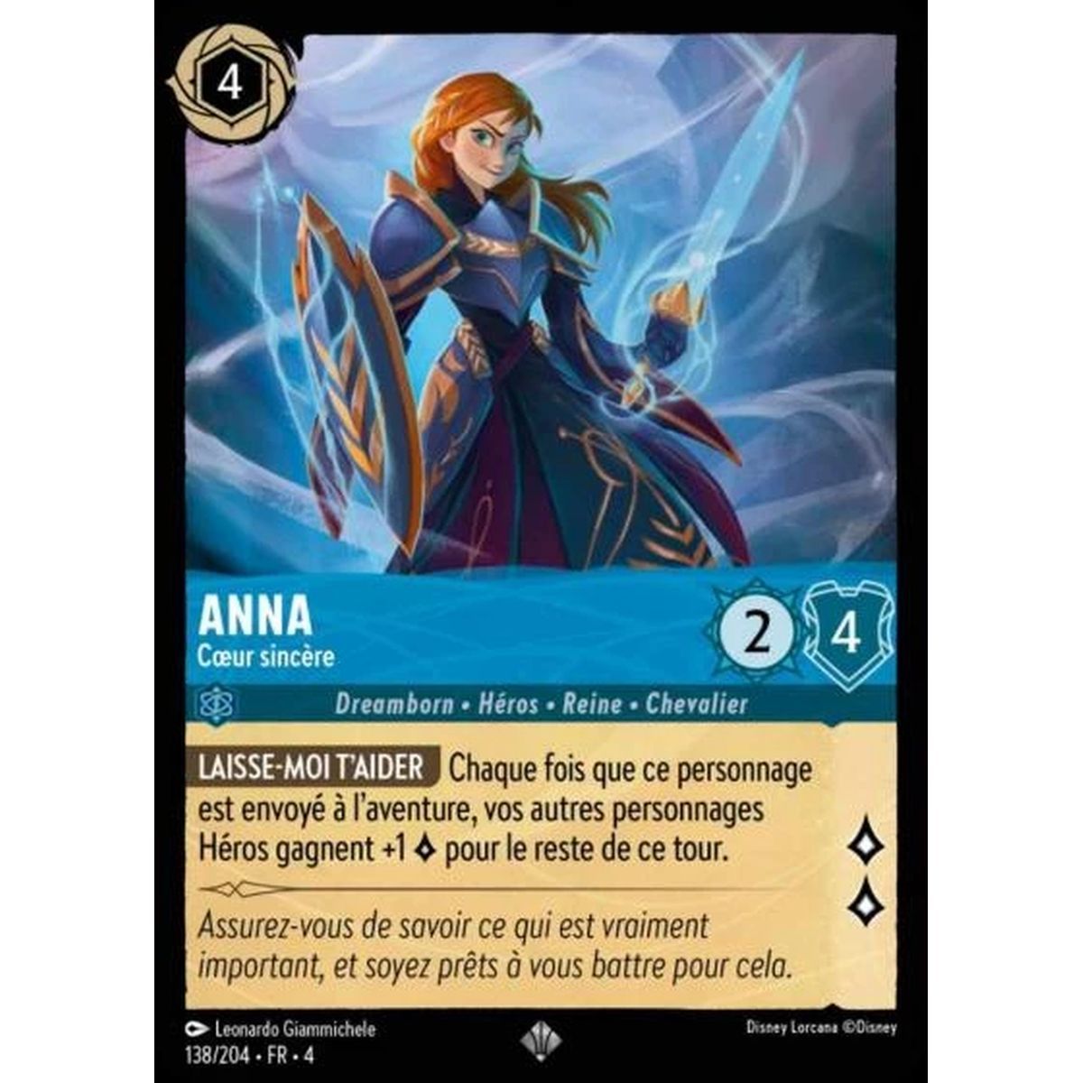 Anna, True Heart - 138/204 - URR - The Return of Ursula - Brilliant - Premium - French