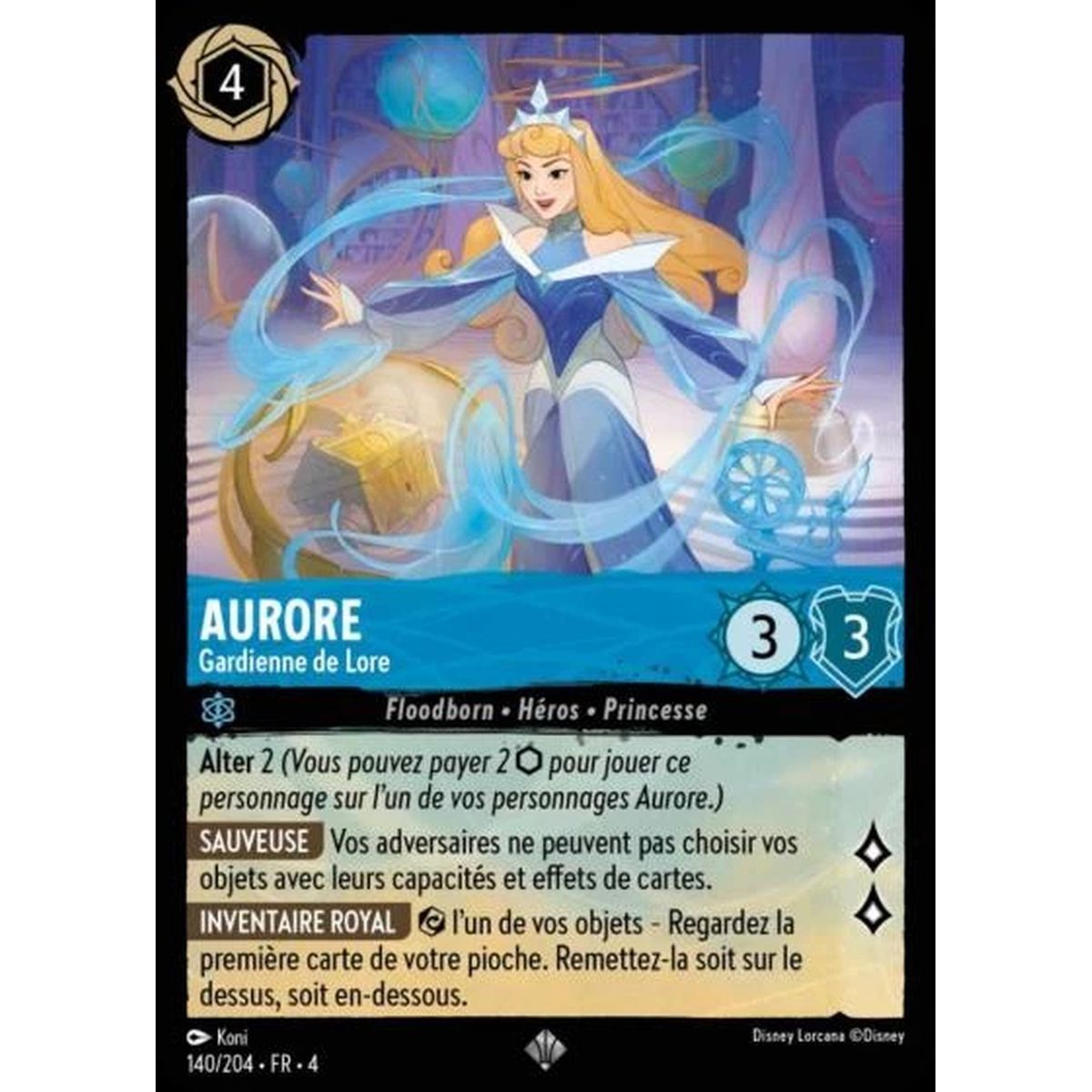 Item Aurora, Keeper of Lore - 140/204 - URR - The Return of Ursula - Super Rare - French