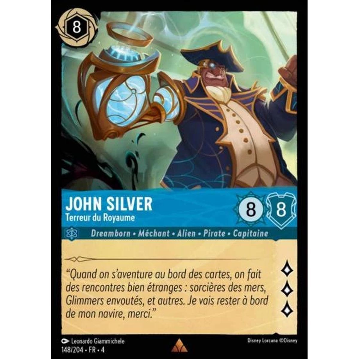 John Silver, Terror of the Realm - 148/204 - URR - The Return of Ursula - Brilliant - Premium - French