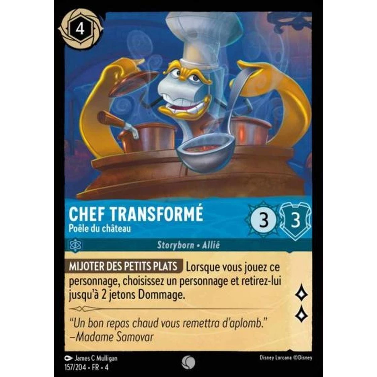 Item Transformed Chef, Castle Stove - 157/204 - URR - The Return of Ursula - Commune - French