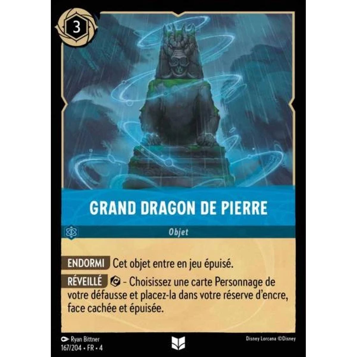 Large stone dragon - 167/204 - URR - The Return of Ursula - Uncommon - French