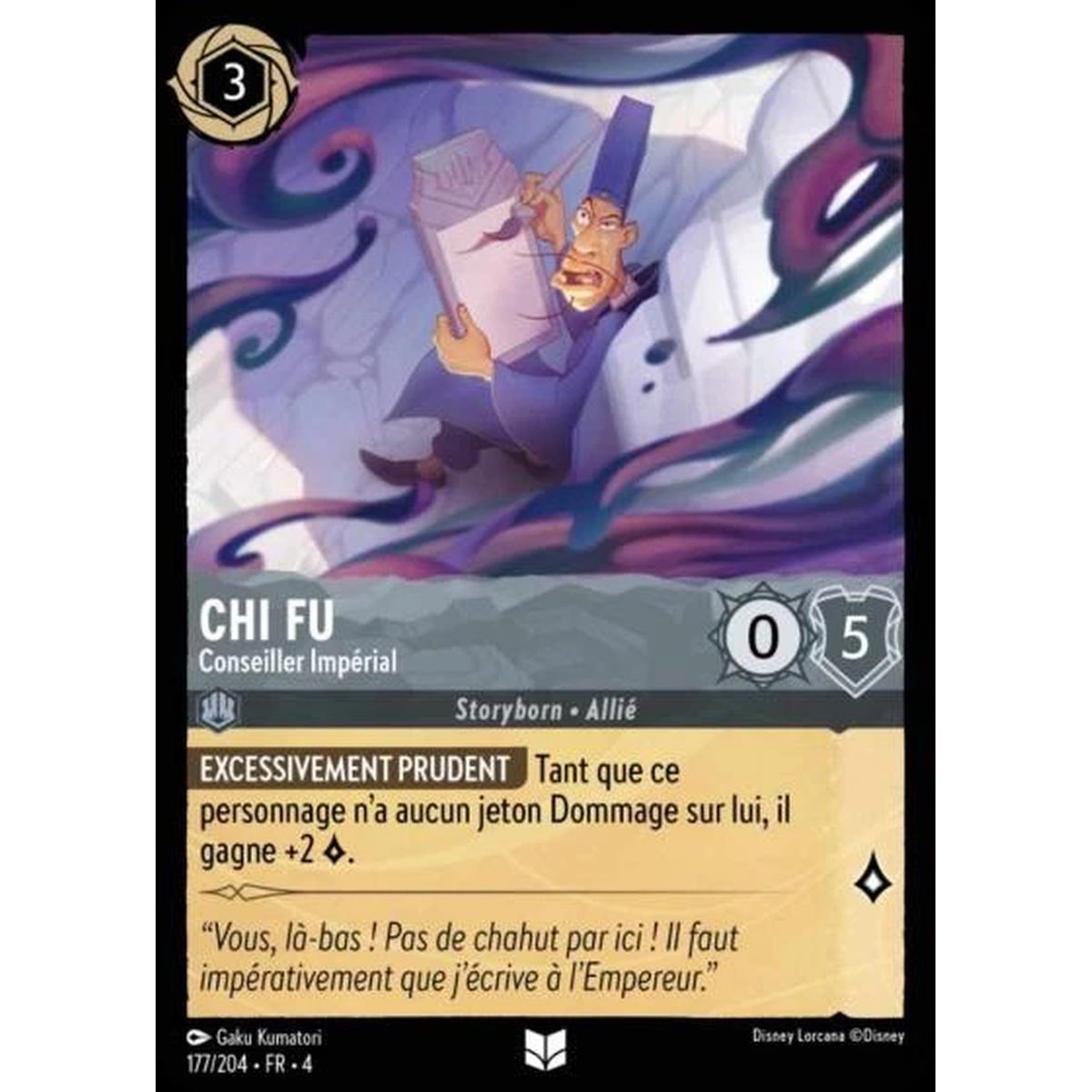 Chi Fu, Imperial Advisor - 177/204 - URR - The Return of Ursula - Uncommon - French