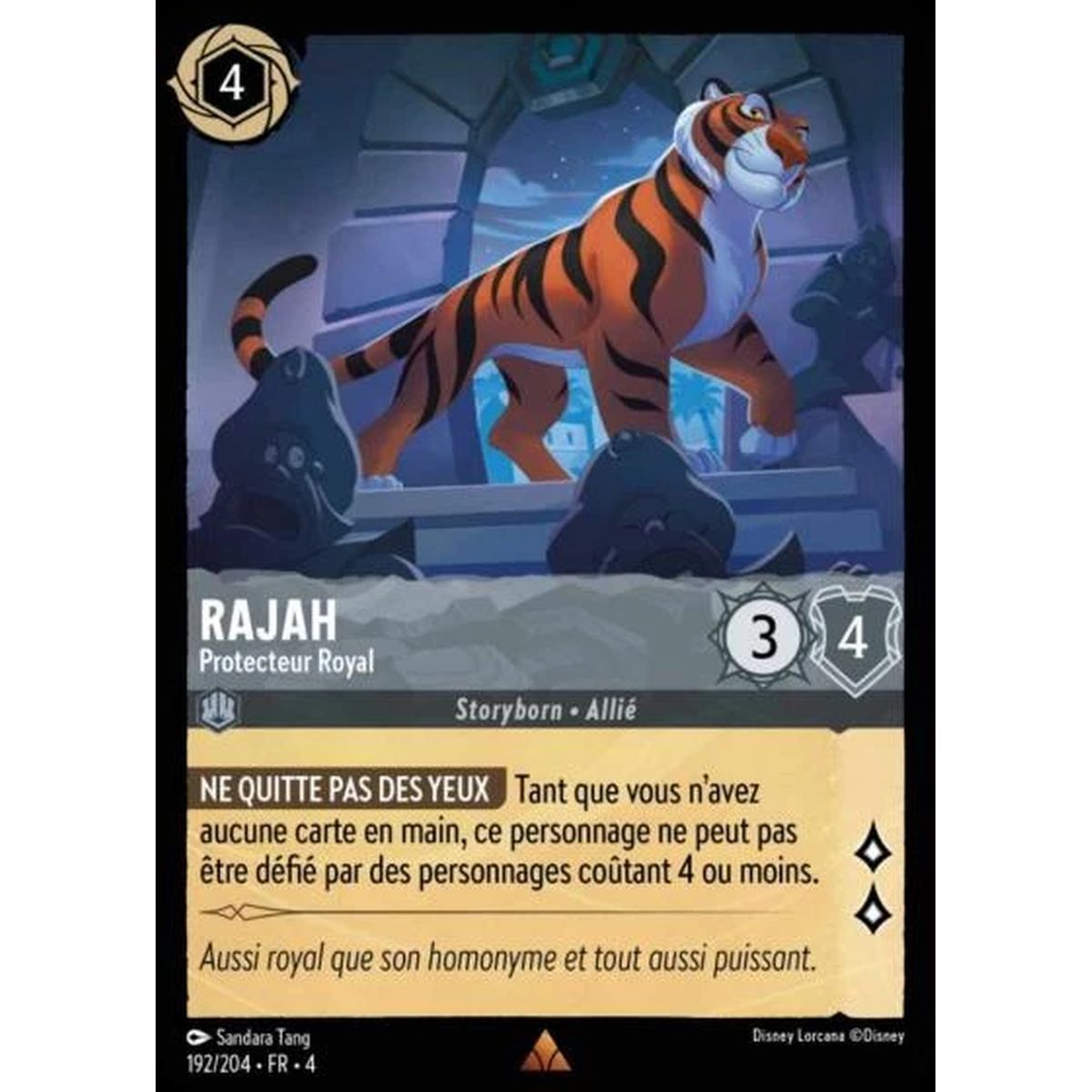 Rajah, Royal Protector - 192/204 - URR - The Return of Ursula - Rare - French