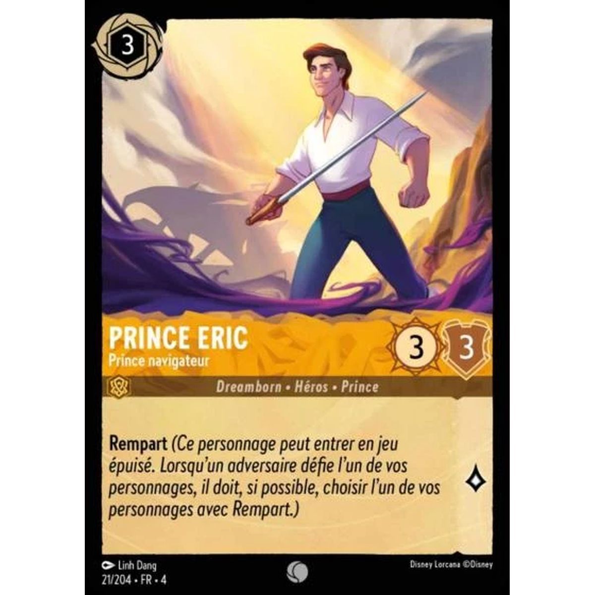 Prince Eric, Prince navigator - 21/204 - URR - The Return of Ursula - Commune - French