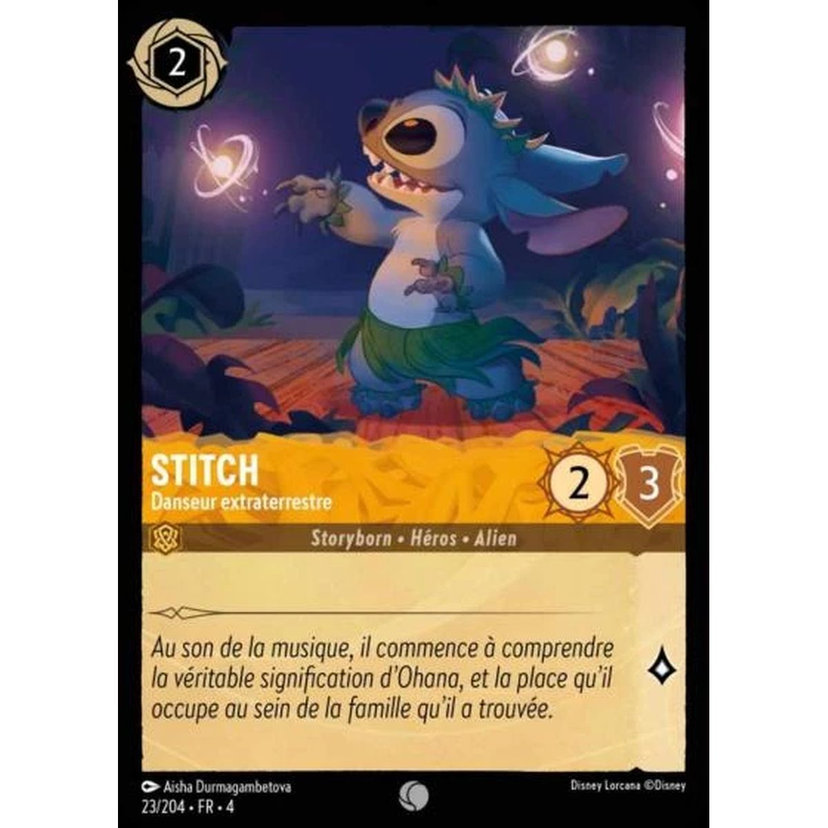 Stitch, Extraterrestrial Dancer - 23/204 - URR - The Return of Ursula - Commune - French