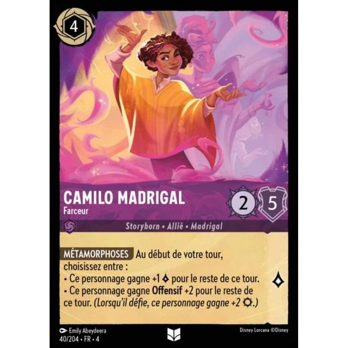 Item Camilo Madrigal, Prankster - 40/204 - URR - The Return of Ursula - Uncommon - French