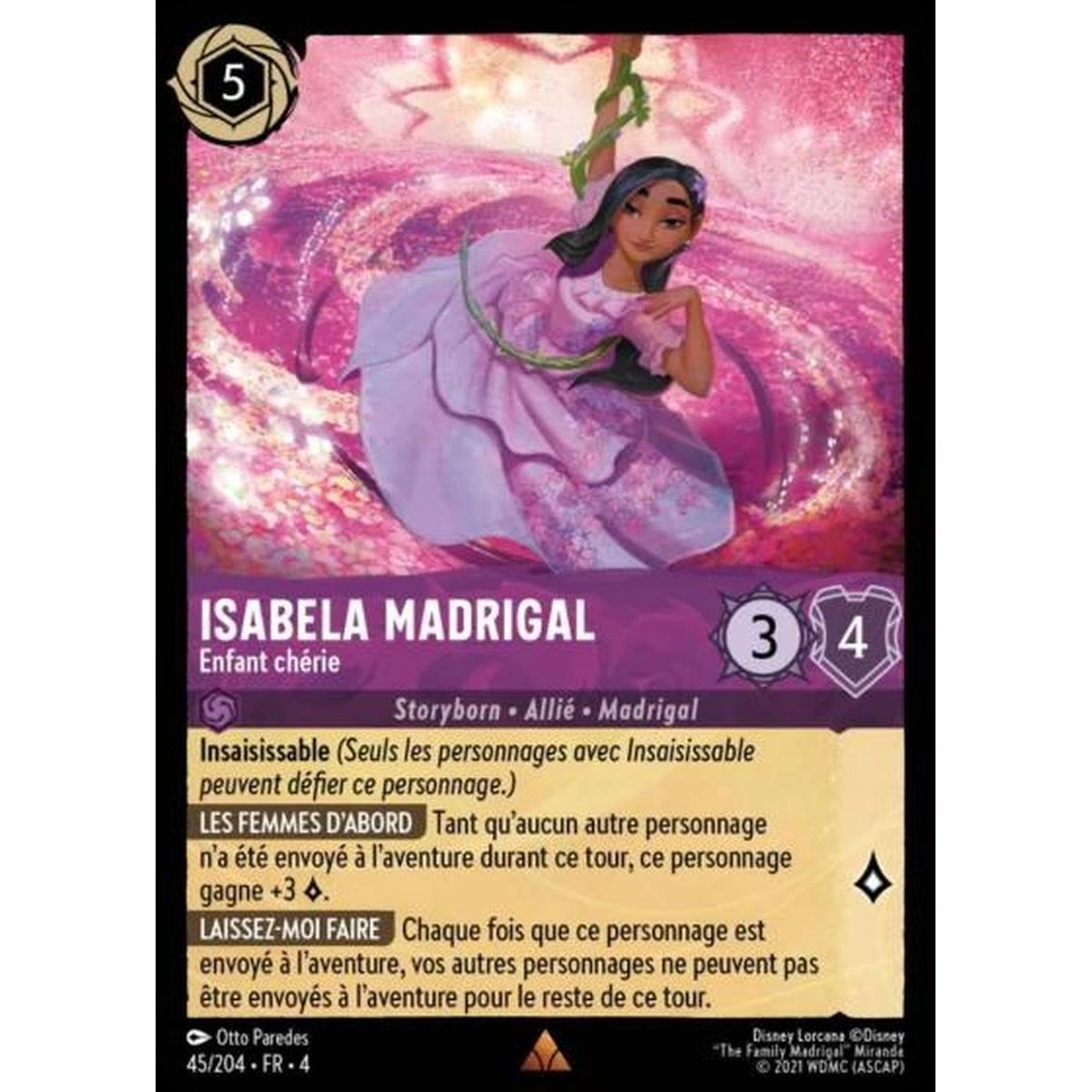 Isabela Madrigal, Darling Child - 45/204 - URR - The Return of Ursula - Brilliant - Premium - French