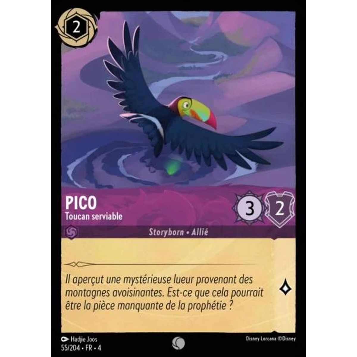 Pico, Helpful Toucan - 55/204 - URR - The Return of Ursula - Brilliant - Premium - French