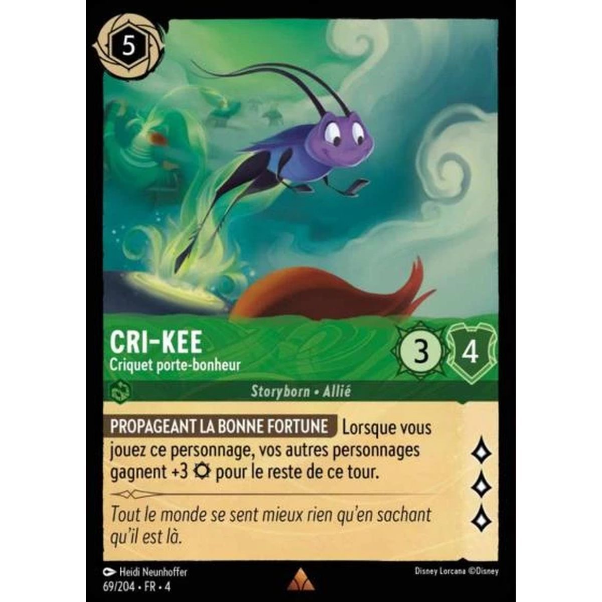 Cri-Kee, Lucky Locust - 69/204 - URR - The Return of Ursula - Rare - French