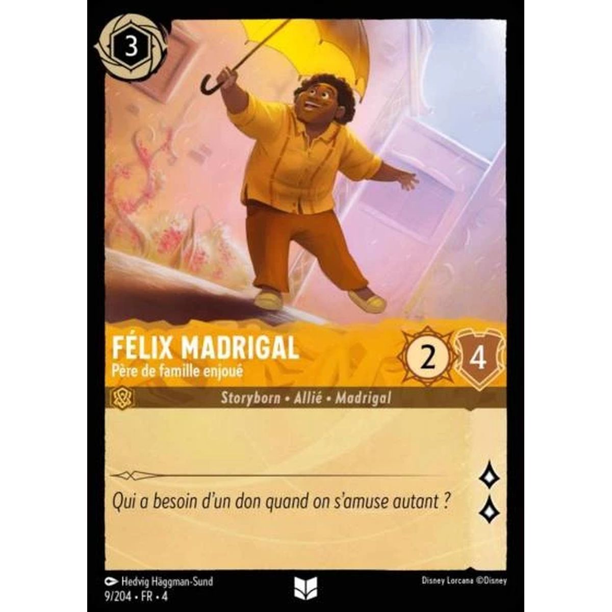 Item Félix Madrigal, cheerful father - 9/204 - URR - The Return of Ursula - Uncommon - French