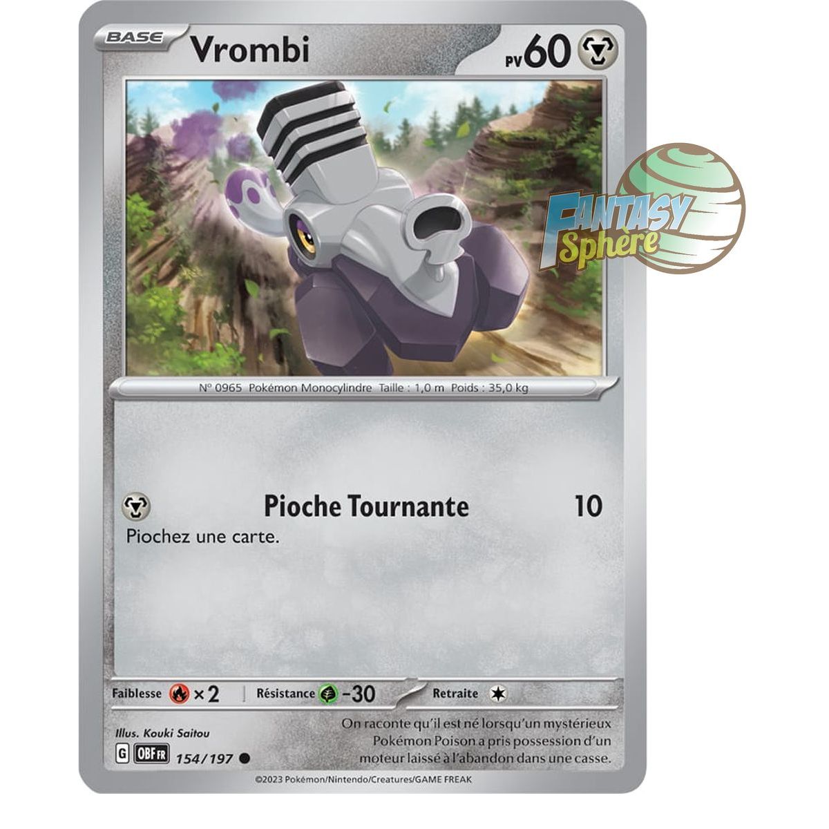 Item Vrombi - Reverse 154/197 - Scarlet and Violet Obsidian Flames