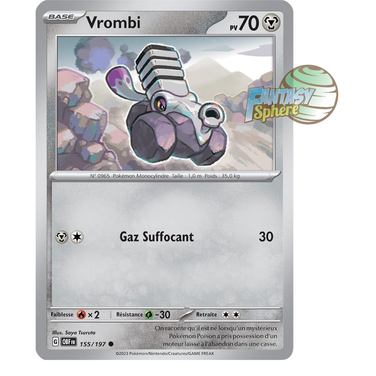 Item Vrombi - Reverse 155/197 - Scarlet and Violet Obsidian Flames