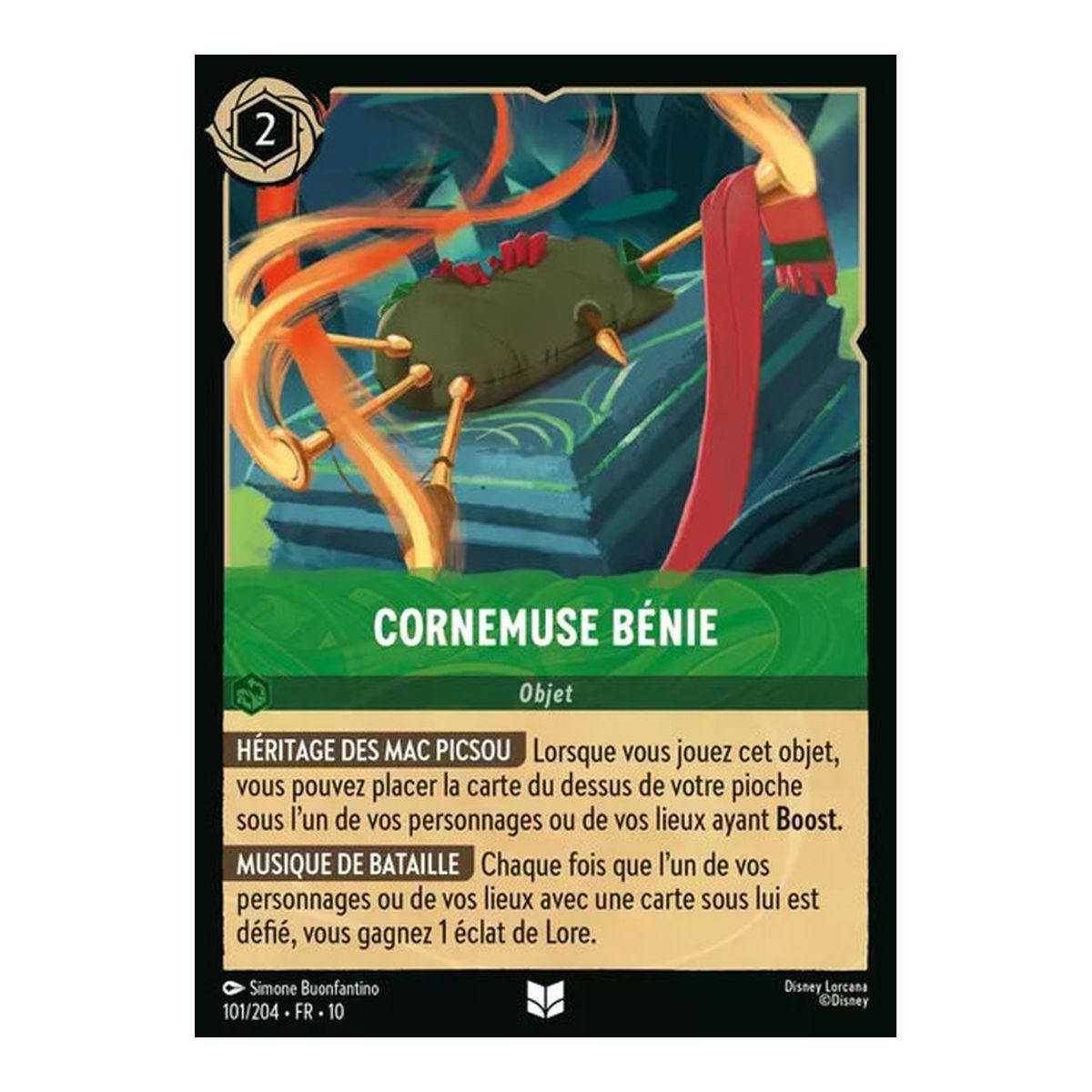 Blessed Bagpipe - 101/204 - WHW - Glimmers in the Depths - Uncommon - French