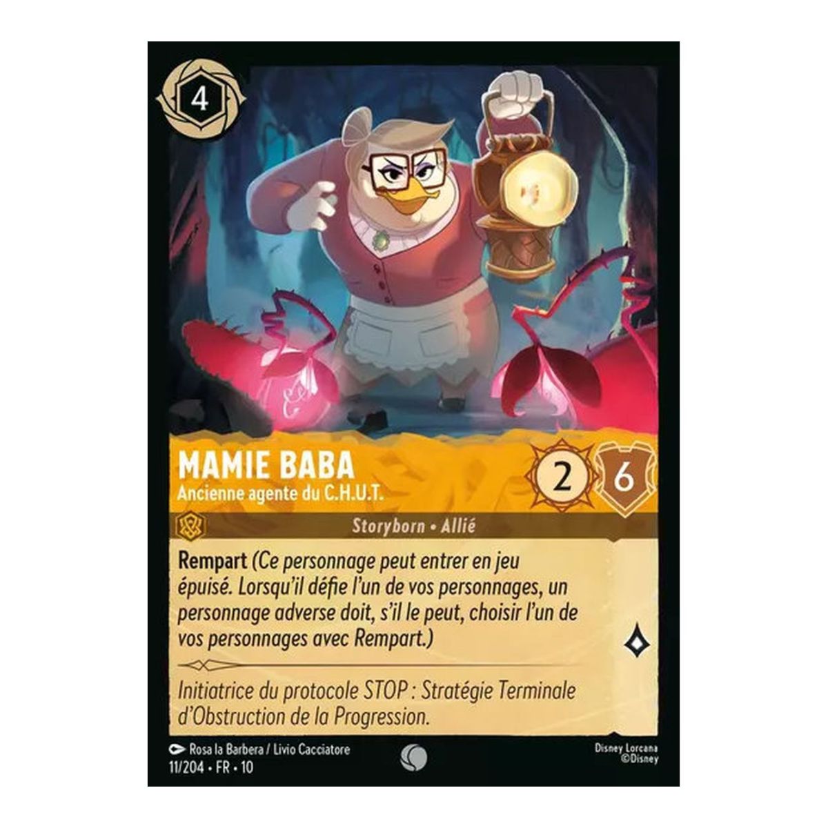 Granny Baba, Former C.H.U.T. Agent - 11/204 - WHW - Glimmers in the Depths - Brilliant - Premium - French