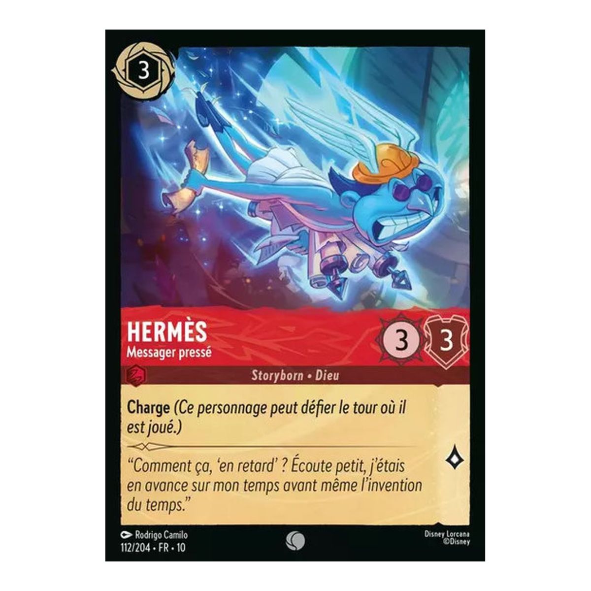 Hermes, Messenger in a Hurry - 112/204 - WHW - Glimmers in the Depths - Common - French