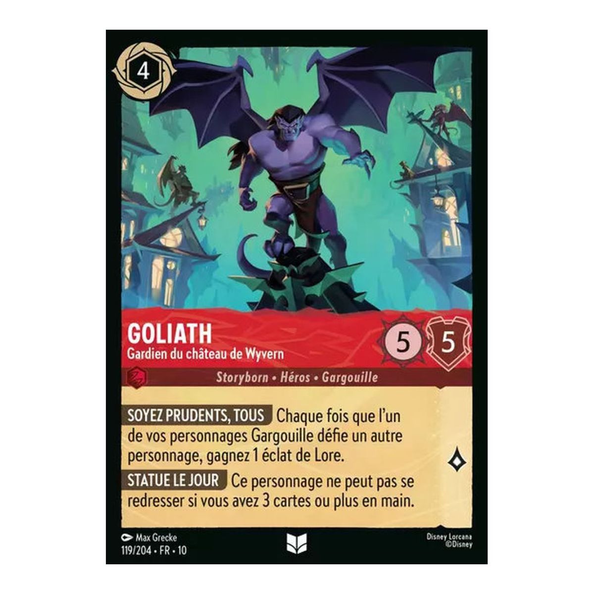 Goliath, Guardian of Wyvern Castle - 119/204 - WHW - Glimmers in the Depths - Brilliant - Premium - French
