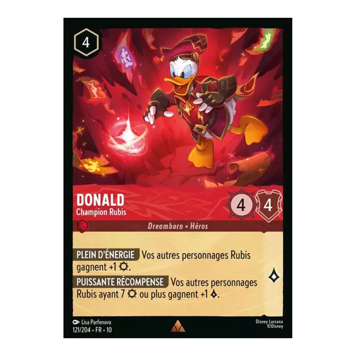 Donald, Ruby Champion - 121/204 - WHW - Glimmers in the Depths - Brilliant - Premium - French