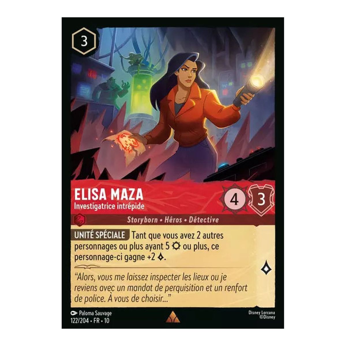 Elisa Maza, Intrepid Investigator - 122/204 - WHW - Glimmers in the Depths - Brilliant - Premium - French