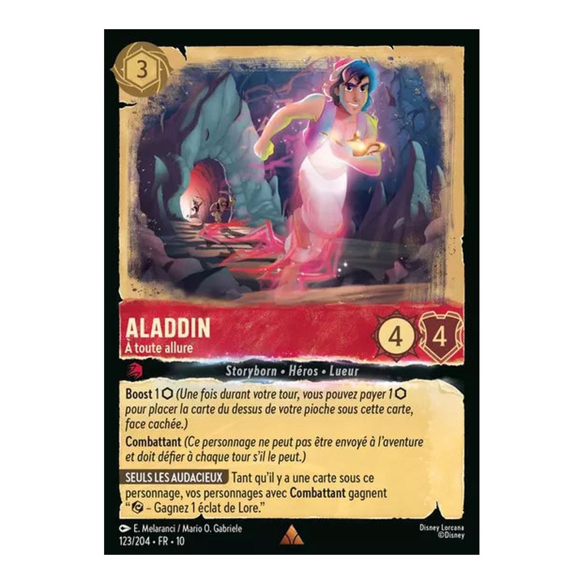 Aladdin, Full Speed Ahead - 123/204 - WHW - Glimmers in the Depths - Rare - French