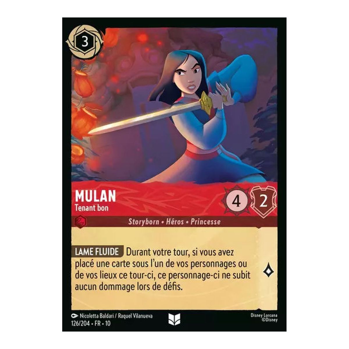 Mulan, Holding On - 126/204 - WHW - Glimmers in the Depths - Glossy - Premium - French