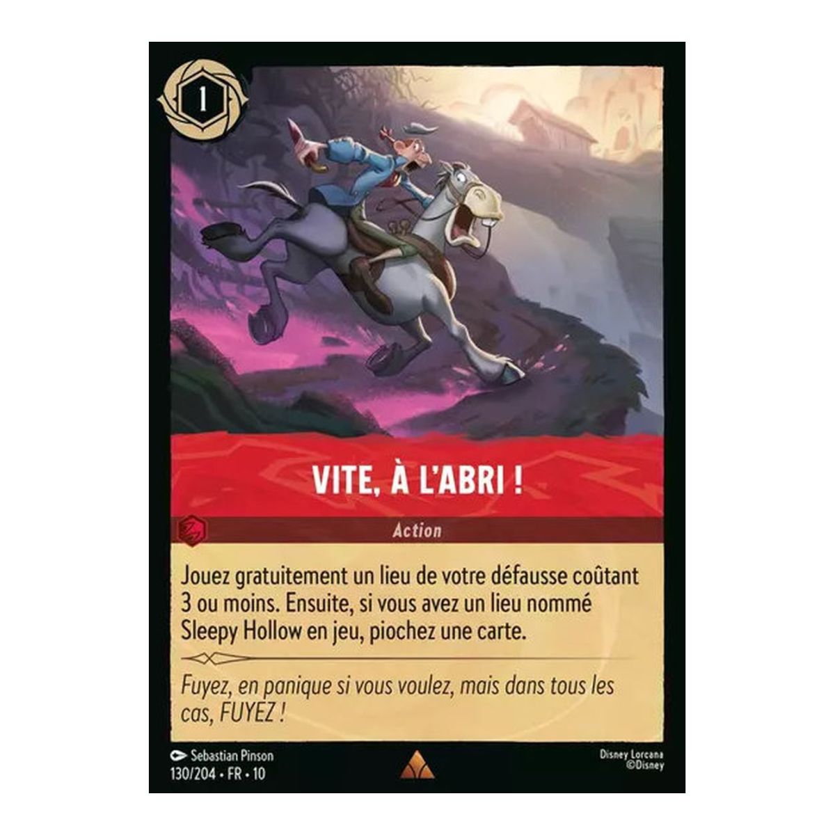 Quick, take cover! - 130/204 - WHW - Glimmers in the Depths - Rare - French