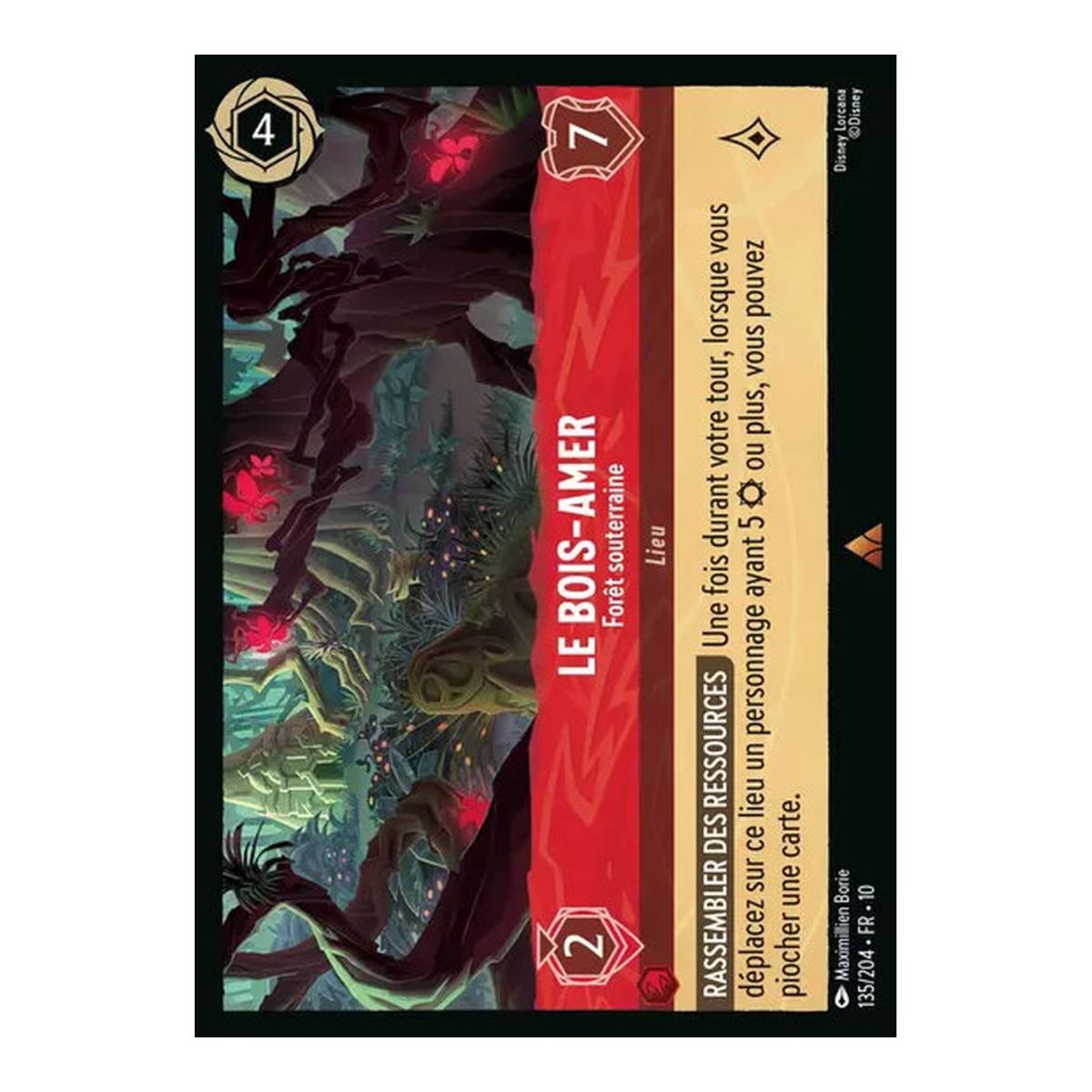 Bitterwood, Underground Forest - 135/204 - WHW - Glimmers in the Depths - Rare - French