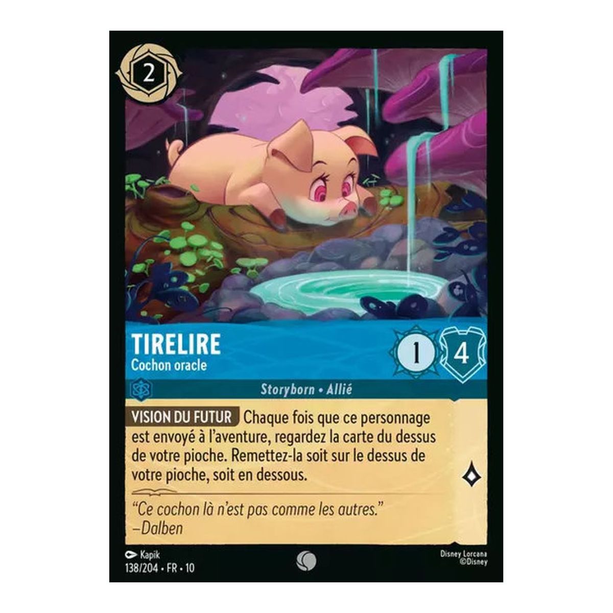Money box, Oracle pig - 138/204 - WHW - Glimmers in the Depths - Common - French