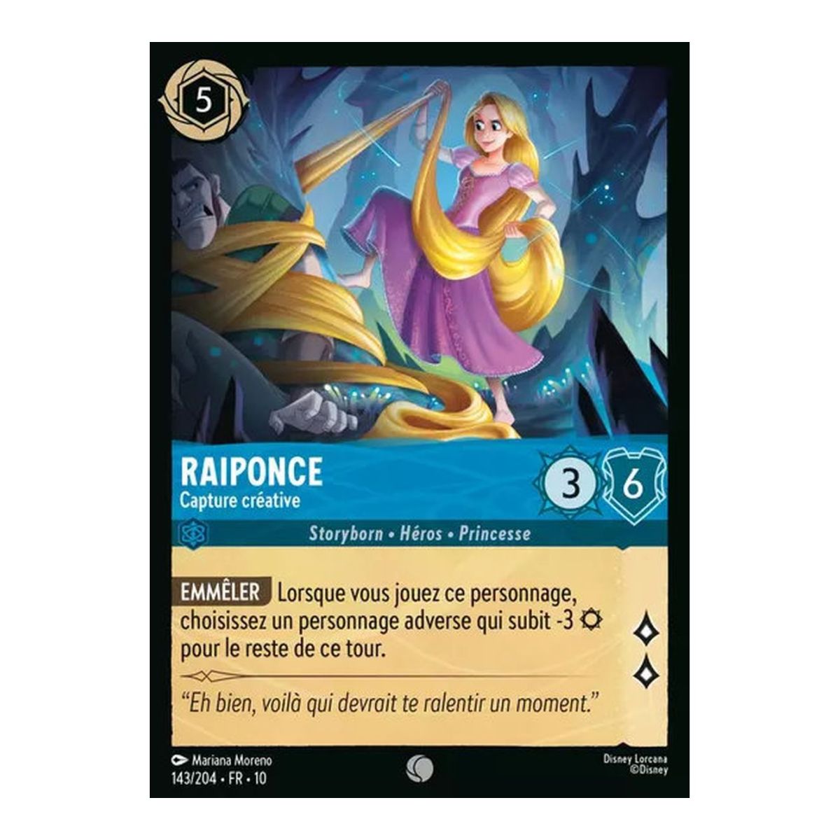 Rapunzel, Creative Capture - 143/204 - WHW - Glimmers in the Depths - Glossy - Premium - French