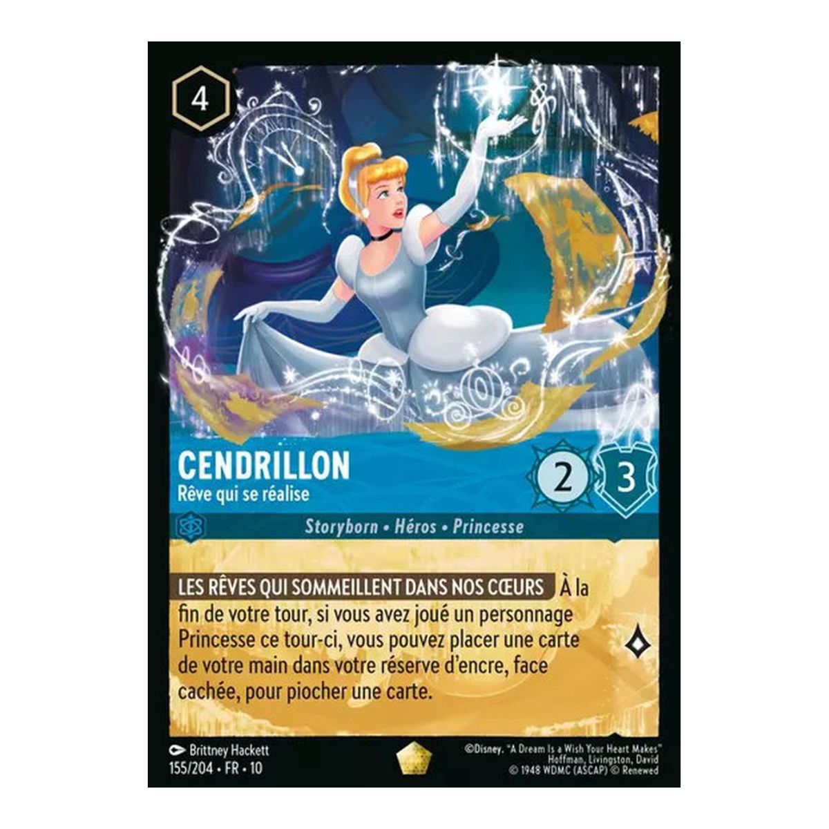 Cinderella, Dream Come True - 155/204 - WHW - Lights in the Depths - Legendary - French