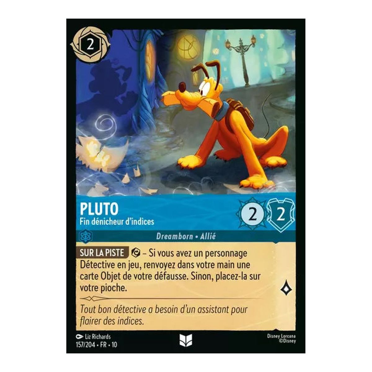 Pluto, Master Clue Finder - 157/204 - WHW - Glimmers in the Depths - Brilliant - Premium - French