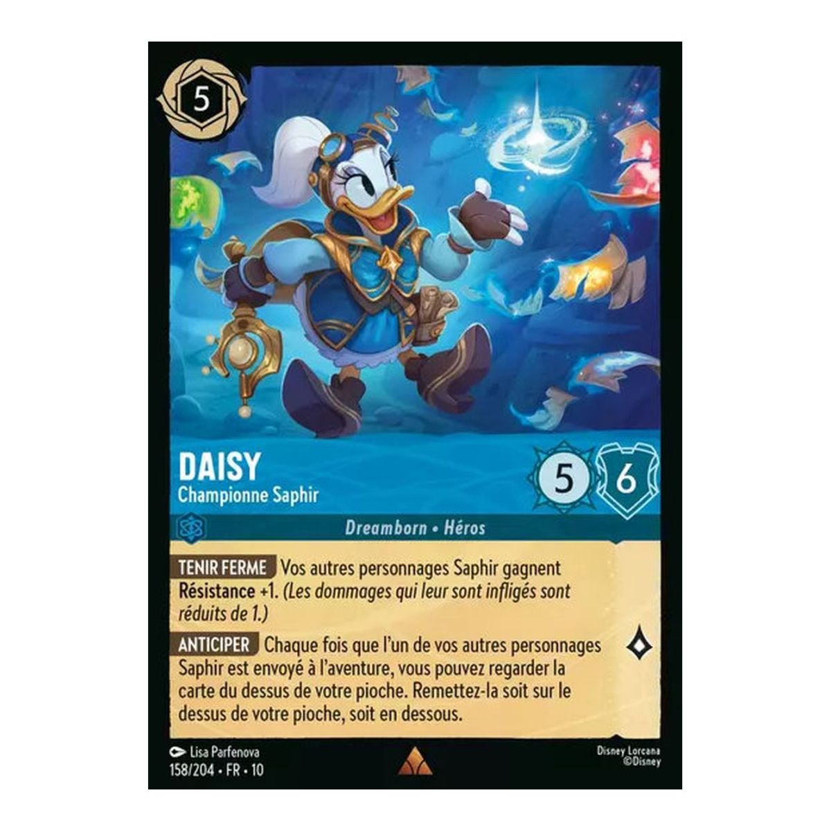 Daisy, Sapphire Champion - 158/204 - WHW - Glimmers in the Depths - Brilliant - Premium - French