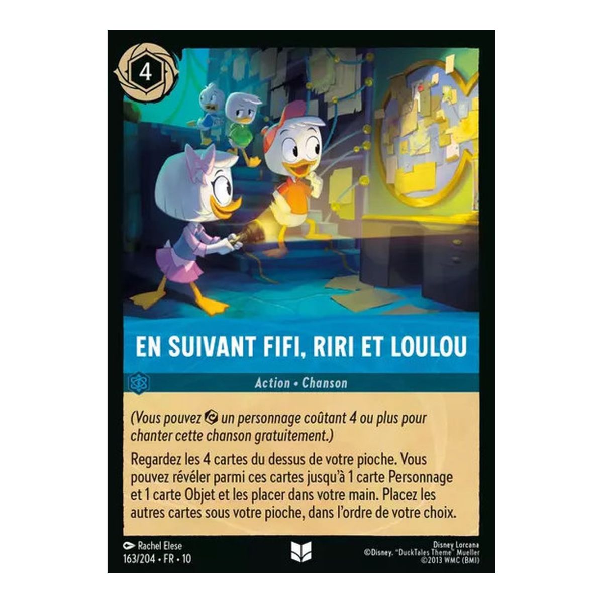 Following Huey, Dewey, and Louie - 163/204 - WHW - Glimmers in the Depths - Uncommon - French